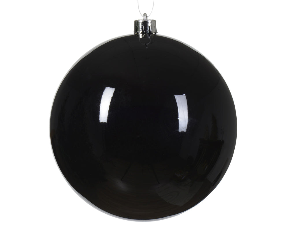 Kissmas Statement - Black Bauble 14cm