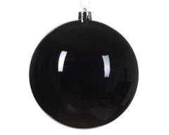 Kissmas Statement - Black Bauble 14cm