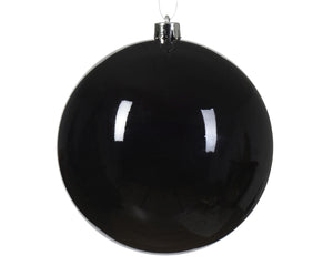 Kissmas Statement - Black Bauble 14cm