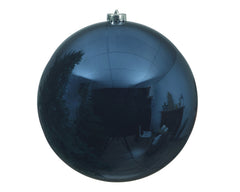 Kissmas Statement - Navy Blue Bauble 20cm