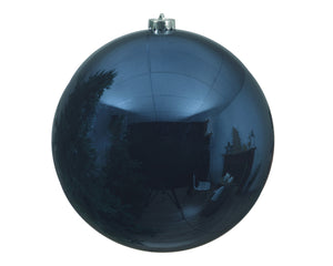 Kissmas Statement - Navy Blue Bauble 20cm