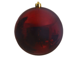Kissmas Statement - Burgundy Bauble 25cm