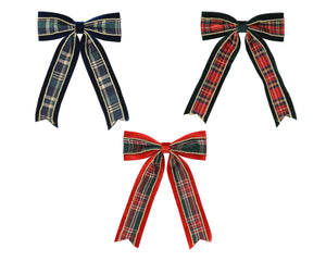 The Perthshire Tartan Bow Trio 21cm x 28cm