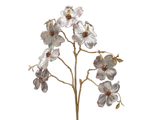 Vanilla Kissmas Floral Stem 65cm