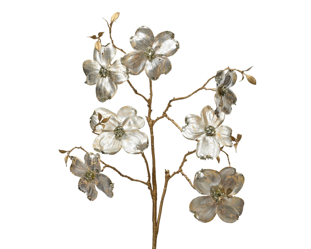 Pearl Kissmas Floral Stem 65cm
