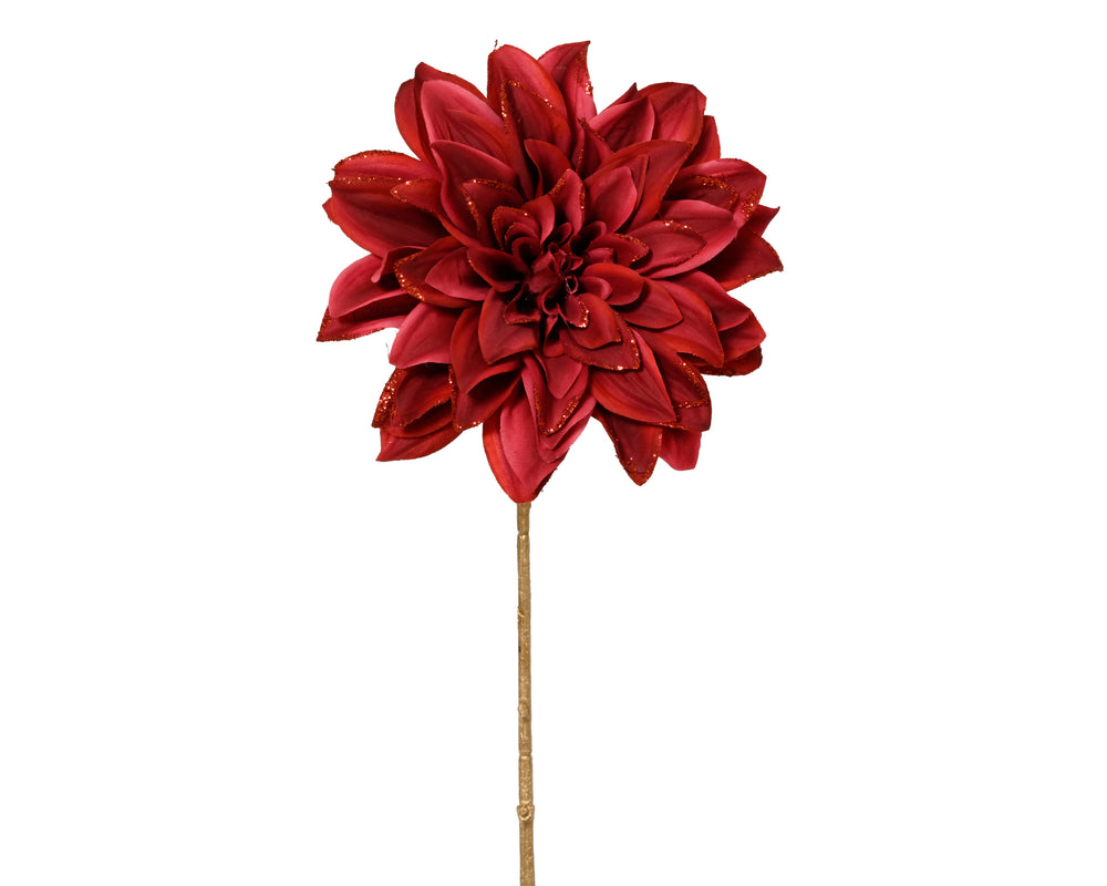 The Balmoral Red Christmas Flower - Single Stem 68cm