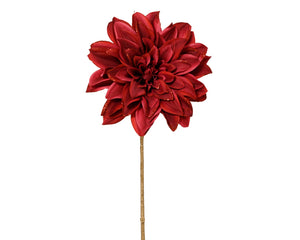 The Balmoral Red Christmas Flower - Single Stem 68cm