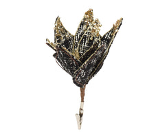 Marion Poinsettia Clip On - 18cm