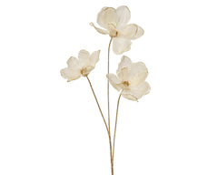 Pretty Cream Floral Stem 74cm