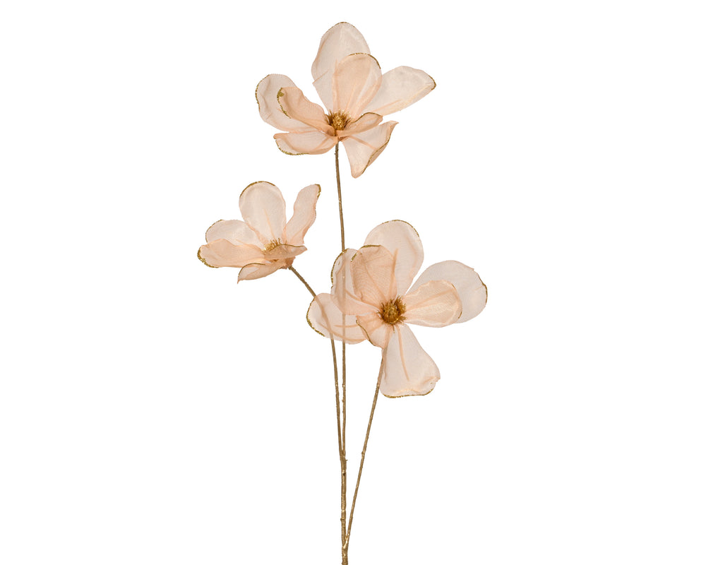 Luxe - Mocha Kissmas Floral Stem 74cm