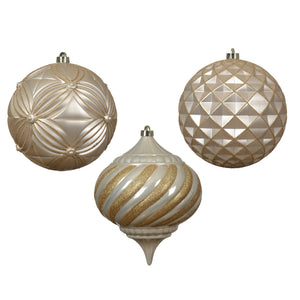 Pearl Kissmas Baubles Set of 3 - 20cm