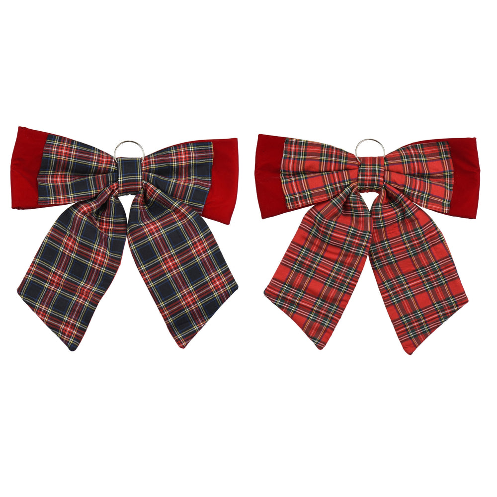 The Perthshire Kissmas Bow Duo 48cm x 52cm