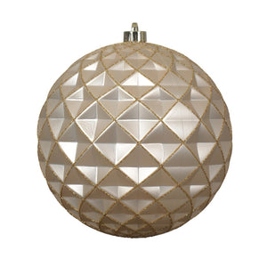 Pearl Harlequin Bauble - 20cm