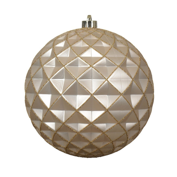Pearl Harlequin Bauble - 20cm