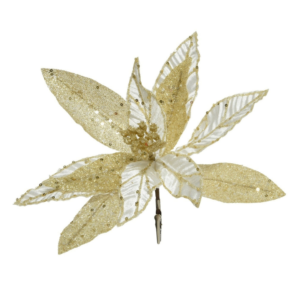 Luxe - Honey Champagne Sparkle Poinsettia