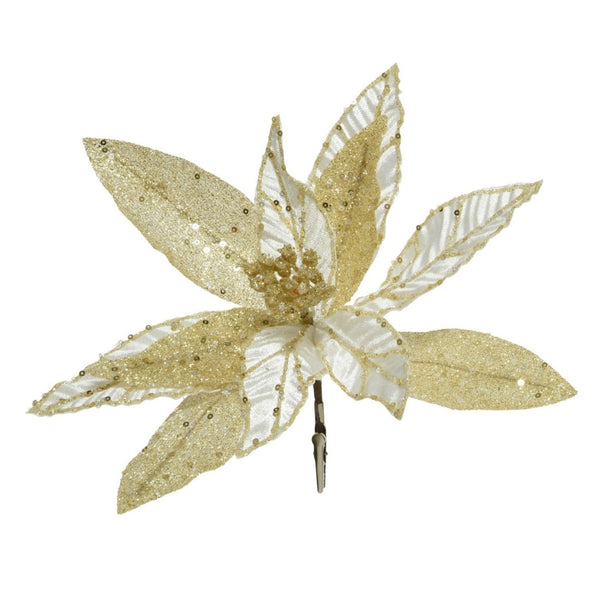 Luxe - Honey Champagne Sparkle Poinsettia