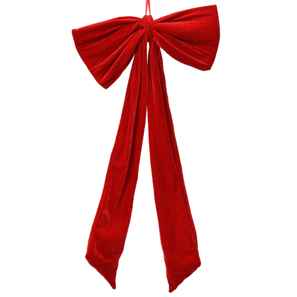 The Balmoral Signature Velvet Red Kissmas Bow 100cm