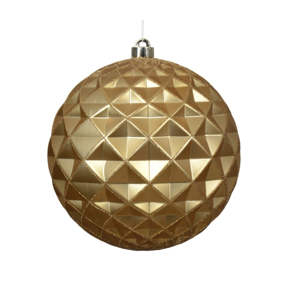 Gold Harlequin Bauble - 20cm
