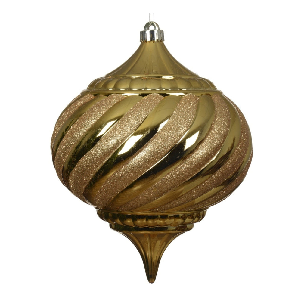 Gold Swirl Bauble - 20cm